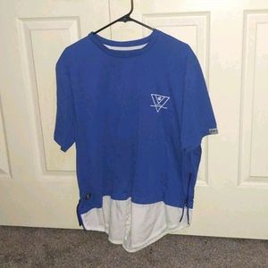 Modern t-shirt/button up mix